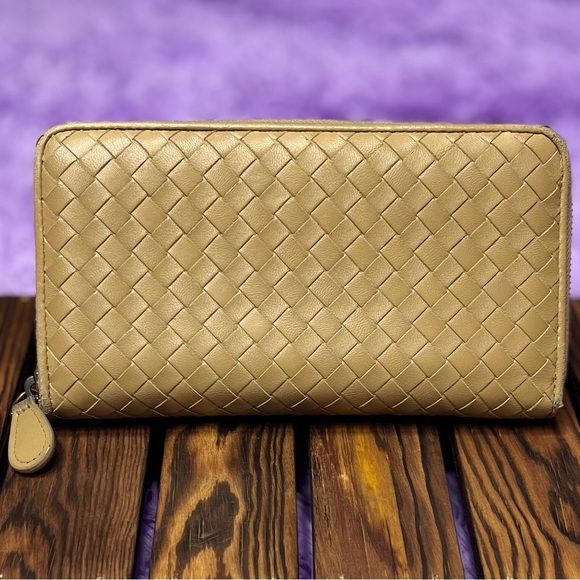 BOTTEGA VENETA Woven Zip Around Long Wallet - Picture 13 of 13